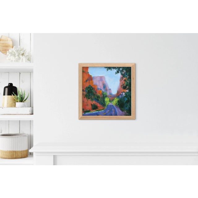 Quiet Places & Journeys — Zion National Park (Original Oil Landscape) For Sale - Image 11 of 18