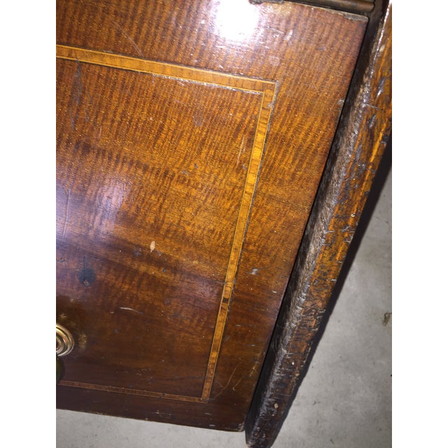1900 - 1909 Mahogany Coal Bin For Sale - Image 5 of 6