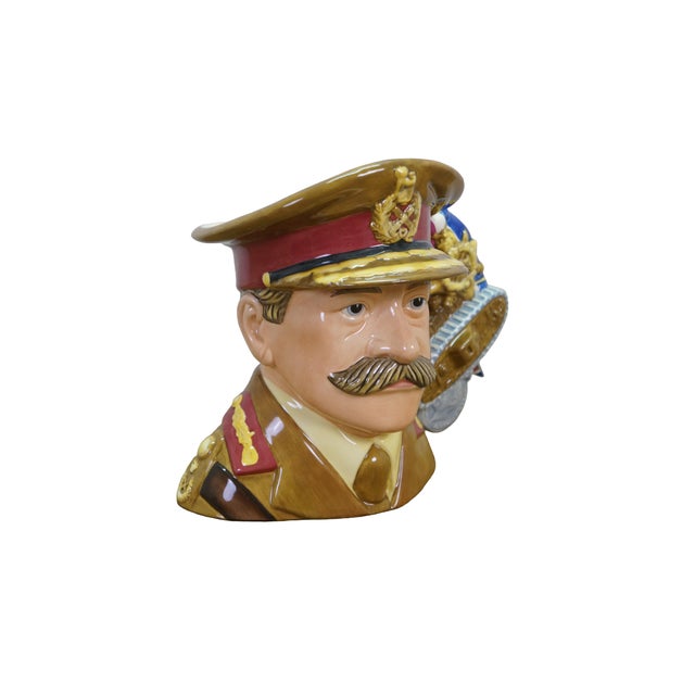 Realism Royal Doulton English Traditional General Haig Military Leader Toby Character Jug For Sale - Image 3 of 12