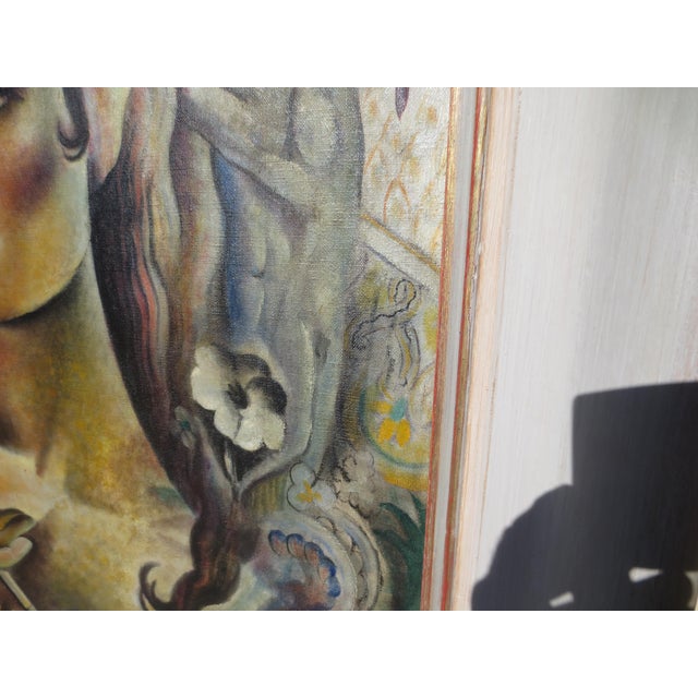 Louis Ferstadt Painting of the Demi Mode Female Impersonator Circa 1930s For Sale - Image 10 of 11
