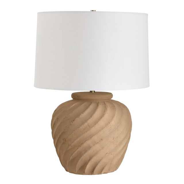Kenneth Ludwig Chicago Farai Terracotta Table Lamp For Sale - Image 4 of 7