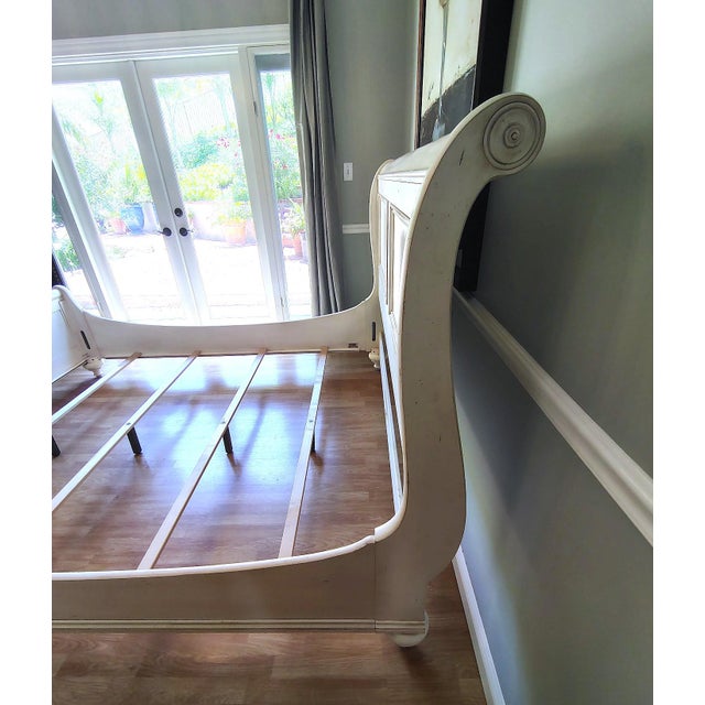 Ethan Allen White Cottage Bed (King) For Sale - Image 13 of 18