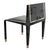 "Costiera" Chair With Bronze Details and Tailor Made Woven Leather For Sale - Image 4 of 8