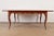 French Provincial Baker Furniture Italian Provincial Inlaid Cherry Wood Harvest Farm Table, Newly Refinished For Sale - Image 3 of 15