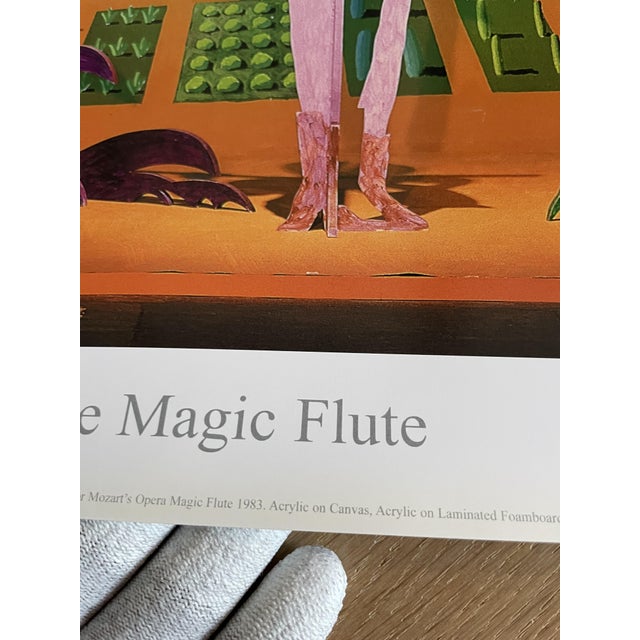Paper The Magic Flute Poster by David Hockney For Sale - Image 7 of 9
