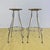 Industrial Stools in Tubular Steel and Plywood Seat, 1960s, Set of 2 For Sale - Image 9 of 9