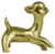 Mid-Century Brass Fawn Figurine by Walter Bosse for Hertha Baller, Austria, 1950s For Sale