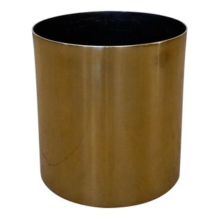 1970's Paul Mayen Aluminum Brass Planter For Sale