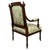 Metal 19th Century French Walnut Open Armchair For Sale - Image 7 of 14