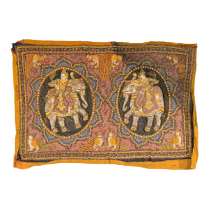 Kalaga 19th Century Tapestry with Stones, Sequins and Colorful Thread