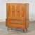 Mid Century Gentlemen's Chest With Hexagon Paneled Design and Brass Hardware For Sale - Image 13 of 13