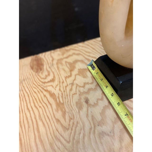 1950's Maurizio Tempestini Biomorphic Alabaster Table Lamp For Sale - Image 10 of 10