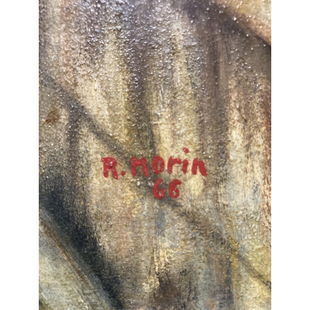 Modern Robert Louis Morin, The Quays of Notre-Dame de Paris, 1966, Oil on Canvas For Sale - Image 3 of 14