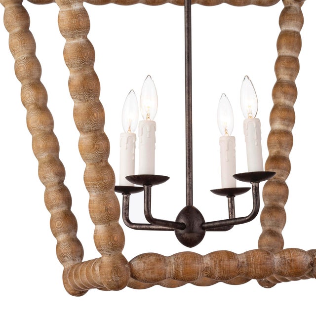 Coastal Regina Andrew Perennial Lantern in Natural For Sale - Image 3 of 8