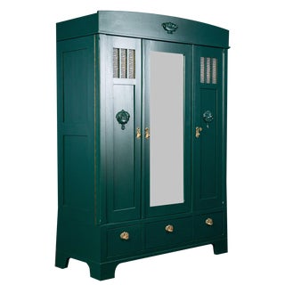 Art Noveau Wardrobe, Early 1900s For Sale