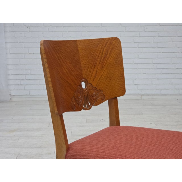 Vintage Danish Dining Chairs in Furniture Wool, 1950s, Set of 6 For Sale - Image 9 of 18