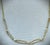 Metal Antique Etched 9k Gold Lingerie Pin Necklace With Pearls For Sale - Image 7 of 12