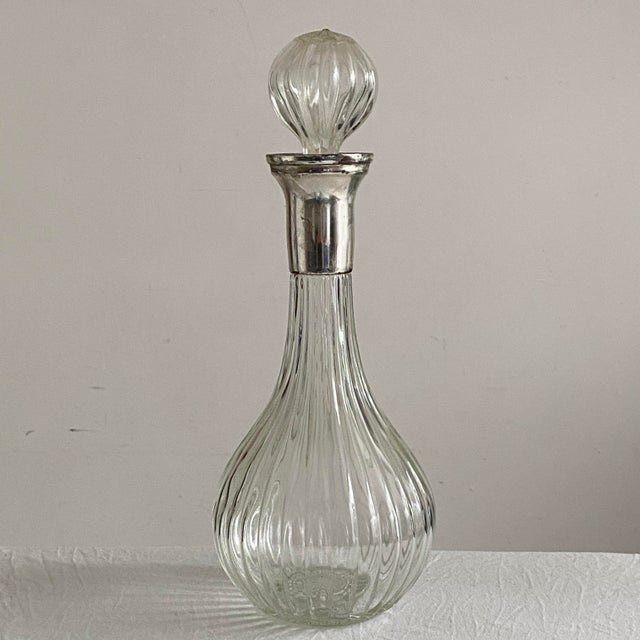 Glass Vintage Crystal Decanter, 1970s For Sale - Image 7 of 7