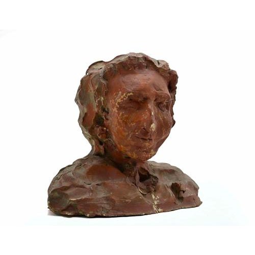 Painted terracotta sculture realized by sirio pellegrini in 1960s. Good condition. Sirio pellegrini, born in rome on march...