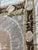 Tan Tribal Suzani Tablecloth From Bukhara 4'7'' X 4'10'' For Sale - Image 8 of 11