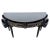 Hollywood Regency Chinoiserie Demilune Sideboard Console Table Server For Sale - Image 9 of 12
