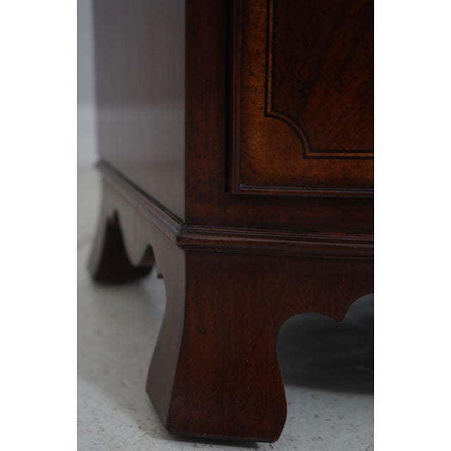 Scarborough House Pair Mahogany Marble Top Nightstands For Sale - Image 13 of 18