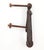 Traditional Antique A. Kenrick & Sons Cast Iron Black Door Knocker-Unmarked For Sale - Image 3 of 4