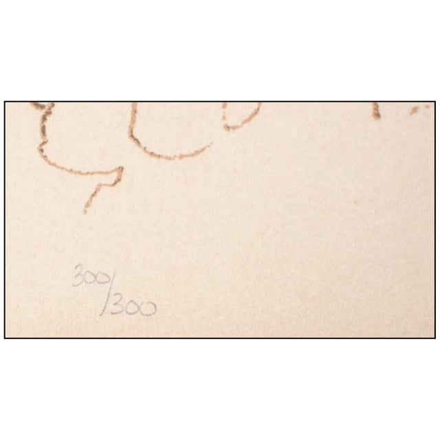 Late 20th Century Modern Yellow Serigraph LeRoy Neiman For Sale In Minneapolis - Image 6 of 7