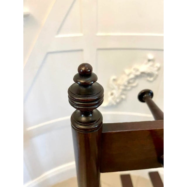 Antique George III Mahogany Boot Rack, 1820 For Sale - Image 9 of 11