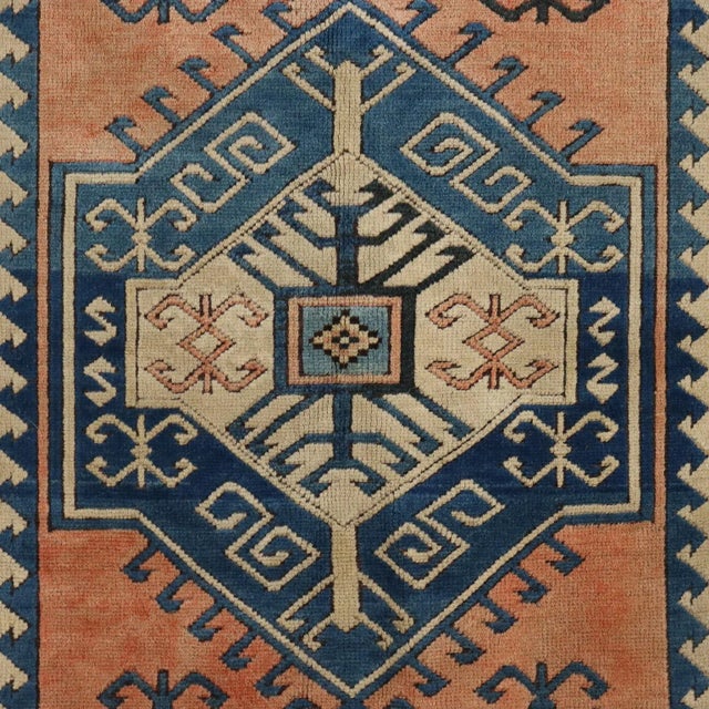 Antique Kars-Kasak Cotton and Wool Heavy Knot Rug, Turkey For Sale - Image 3 of 7