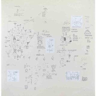 Gianfranco Baruchello, Designs, 1971, Lithograph For Sale