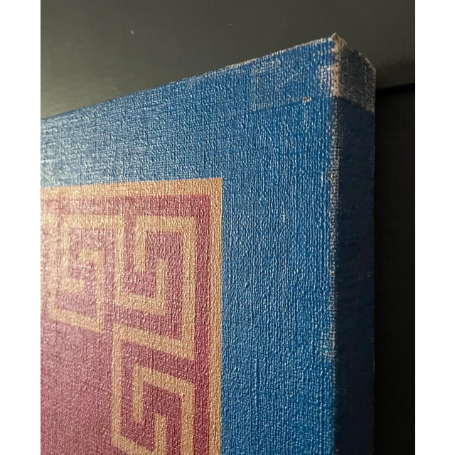 1970's Art Deco Printed Canvas "Cavalcare La Tigre" For Sale - Image 11 of 13