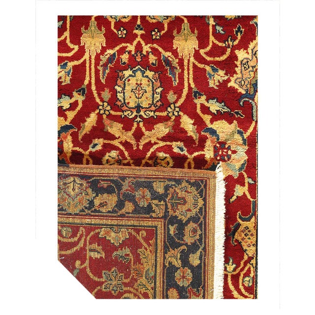 Traditional Pasargad DC Red Fine Hand Knotted Augra Rug For Sale - Image 3 of 4