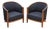 Pair of French Lounge Chairs in the Art Deco Style (Individually Priced) For Sale
