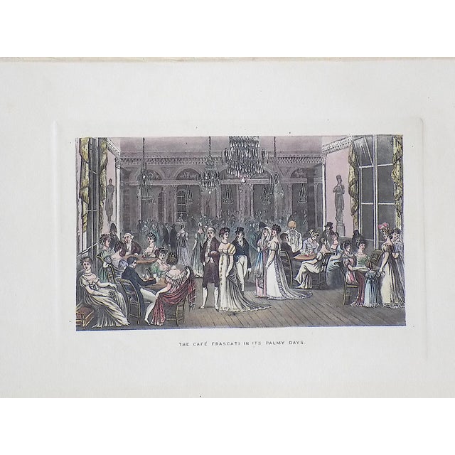 Antique 19th Century Hand Colored Etched & Aquatint English & French Society Scenes - Set of 12 For Sale In Cincinnati - Image 6 of 9