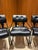 Set of 6 I4 Mariani Tucroma Chairs in Black Leather by Guido Faleschini For Sale In New York - Image 6 of 15