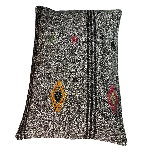 Vintage Turkish Handmade Cushion Cover, 1970s For Sale - Image 10 of 11