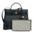 NEW Hermès Herbag Zip PM 31 Toile H Berline Vache Hunter Black Ecru For Sale