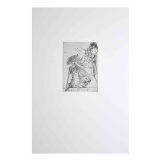 Dado (Miodrag Djuric), Westhampton, Etching, 1980 For Sale