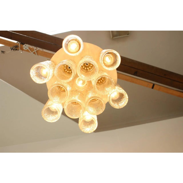 Ceiling Light attributed to Napako, Czechoslovakia, 1970s For Sale - Image 8 of 13