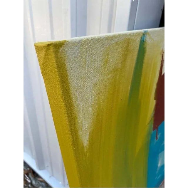 Mirtha Moreno Mixed Media on Canvas Painting Titled “Brick n Mortar” 2023 For Sale - Image 10 of 11