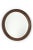 Beautiful Danish round mirror with a teak wooden frame. The mirror contains some stains. Despite the traces of use, the...