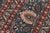 1990s Art Nouveau 1990's Floral Pak-Persian Blue/Blue Wool Rug - 9'11'' X 14'6'' For Sale - Image 5 of 9