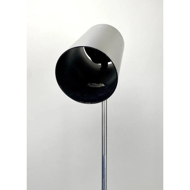 Chrome Mid-Century Modern Chrome & Marble Base in the Manner of George Kovacs For Sale - Image 8 of 12