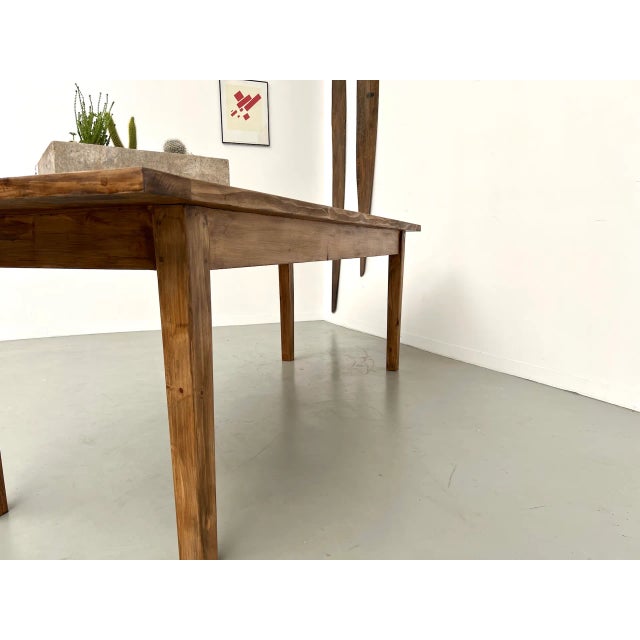 Large Pine Table, 1970s For Sale - Image 12 of 18