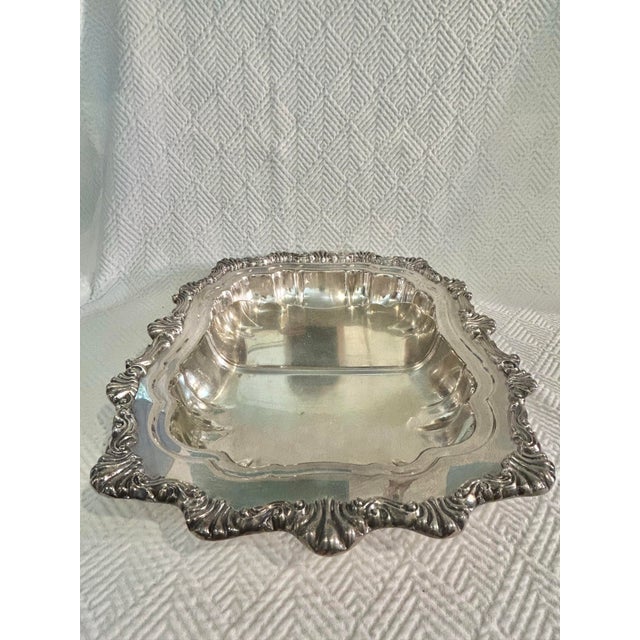 There is something so elegant about serving a meal from vintage silver. This silver plate over copper divided dish is from...