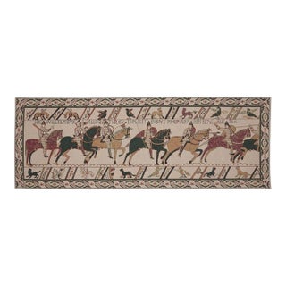 Bayeux - Norman Knights Tapestry - 69 X 188 Cm (2'3" X 6'2") - Requires Rod Size 5 For Sale