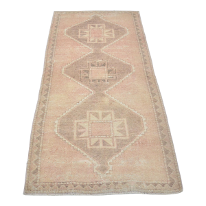 Vintage Small Bohemian Oushak Carpet