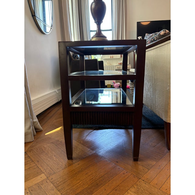 Noir Noir Mirrored Side Table For Sale - Image 4 of 5