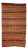 Striped Vintage Colorful Kilim Rug For Sale